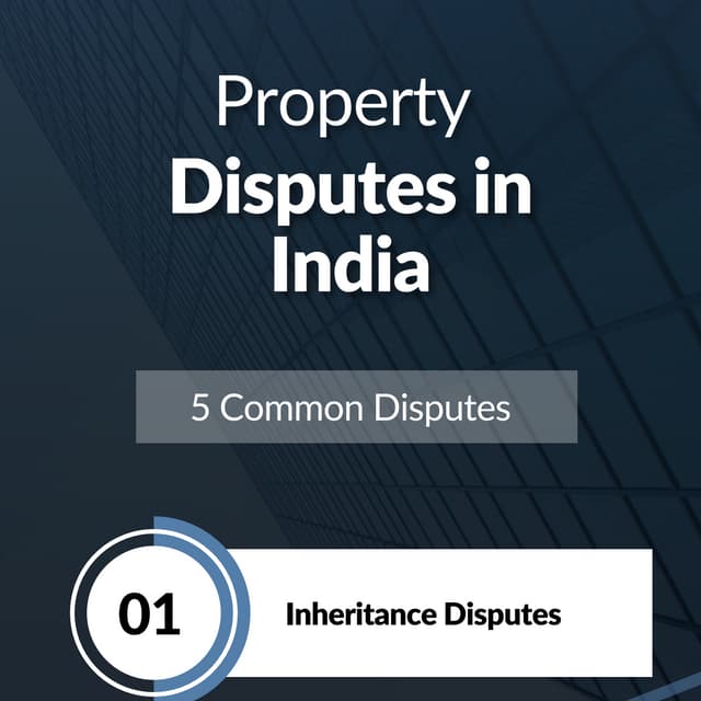 Common Property Disputes in India Faced by NRIs PDF