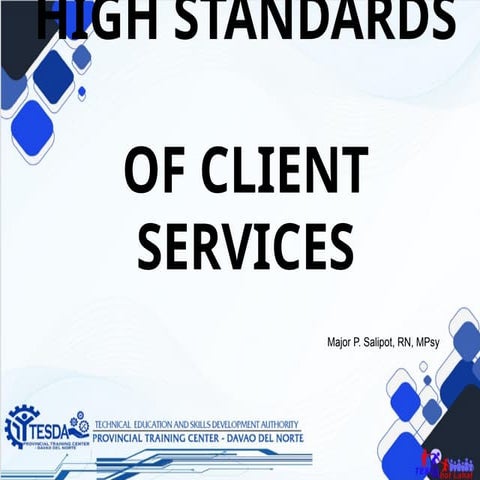 COMMON 4 Maintain High Standard of Patient Client Services.pptx