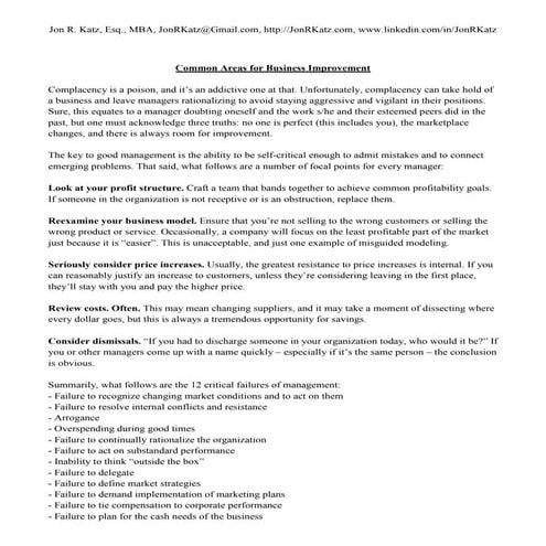 30 golden rules of successful restaurant operation | DOC