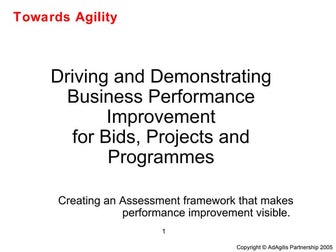 Common Assessment Framework Building Consultancy Revenues