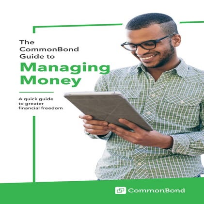 CommonBond Guide to Managing Money
