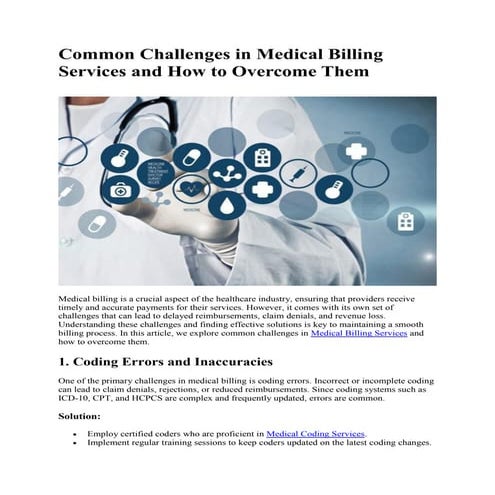 Common Challenges in Medical Billing Services and How to Overcome Them.pdf