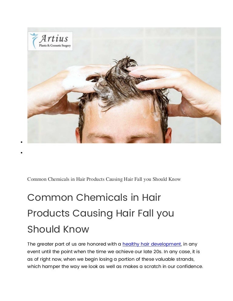 Common chemicals in hair products causing hair fall you should know