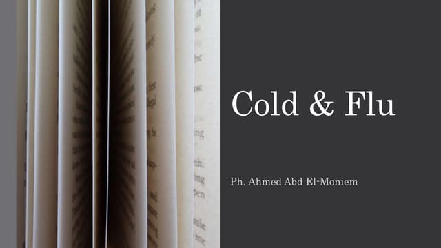 Common cold.