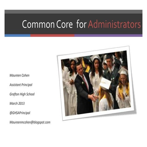 Common Core MSSAA 2013