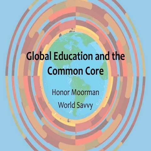 Common core and global education
