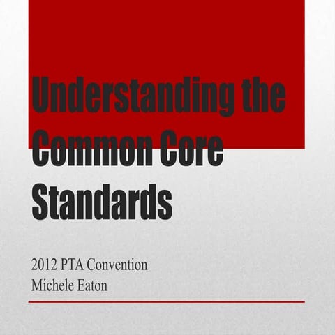 Common Core Basics | PPTX | Education
