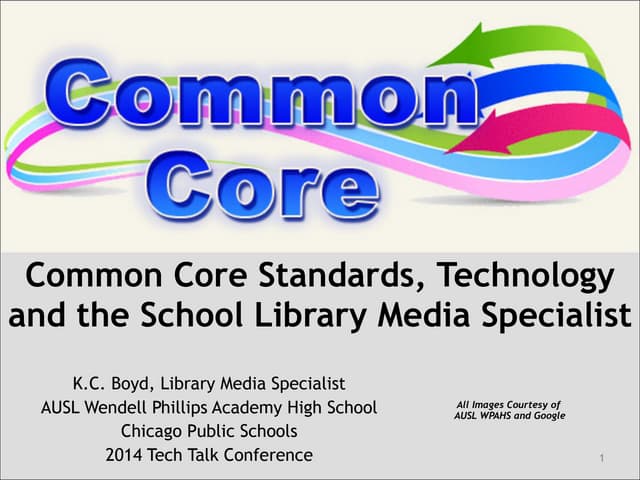 Common Core Standards, Technology and the School Library Media Specialist