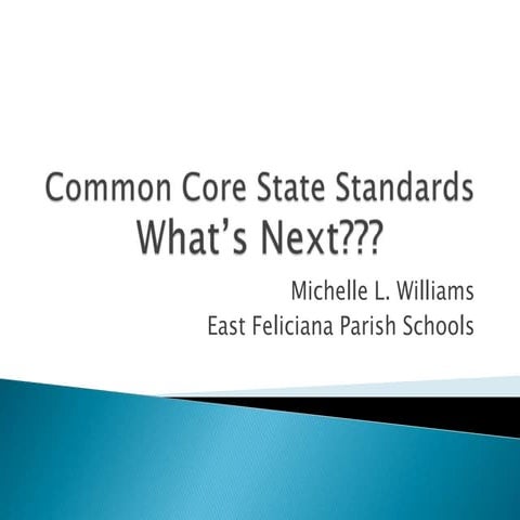 Math Common Core State Standards
