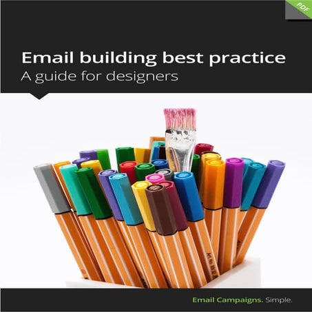 Email building best practice - a guide for designers
