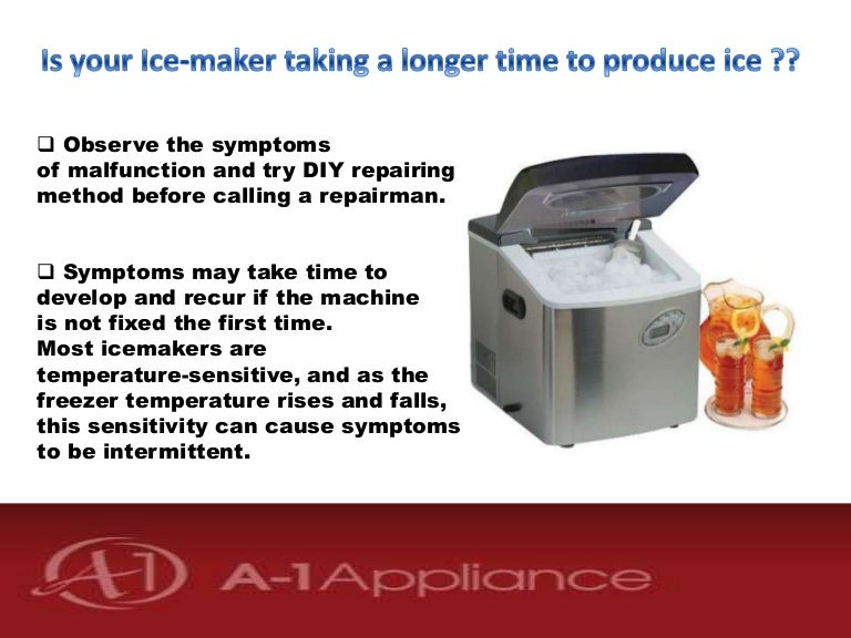 Common ice maker problem and solution
