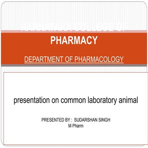 Common laboratory animals