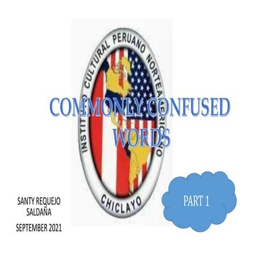 Commonly confused words