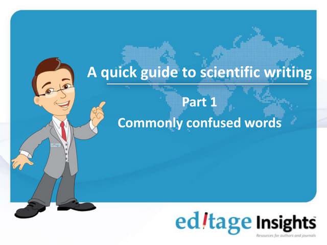 A quick  guide to scientific writin...