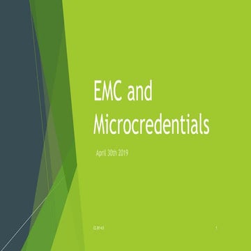 Common microcredential framework