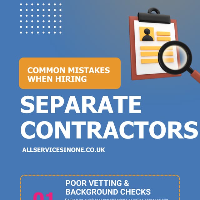 Common Mistakes When Hiring Separate Contractors — and How to Avoid ...