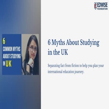 Common Myths About Studying in the UK Explained.