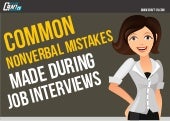 Common Nonverbal Mistakes Made Duri...