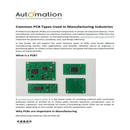 Common PCB Types Used in Manufacturing Industries.pdf