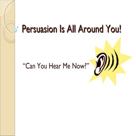 Common persuasivetechniques