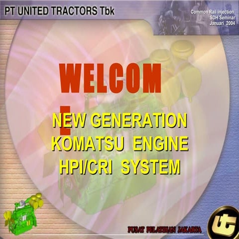 Common rail injection for heavy equipment