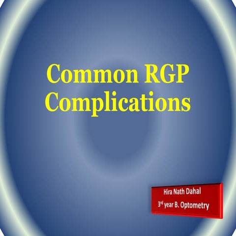 RGP Complications