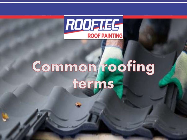 Common roofing terms