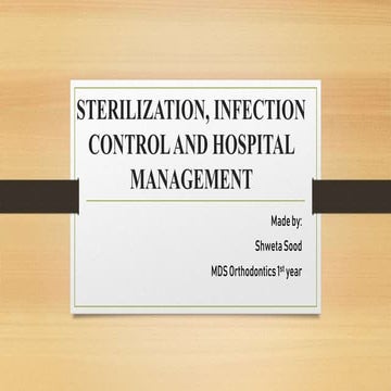 COMMON SEMINAR STERILISATION, INFECTION CONTROL AND HOSPITAL MANAGEMENT.pptx