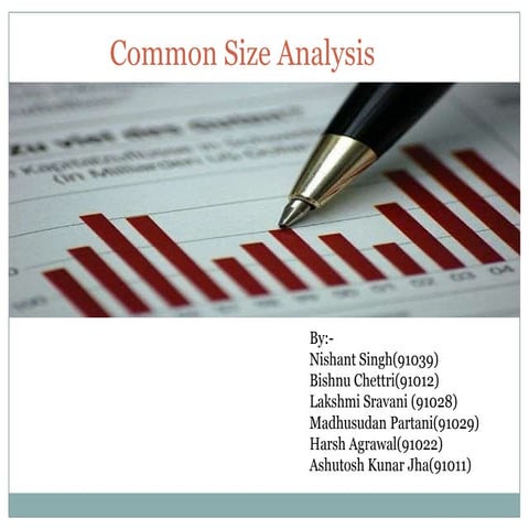 Common Size Analysis