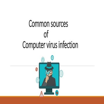 Common Sources of Computer Virus Infection
