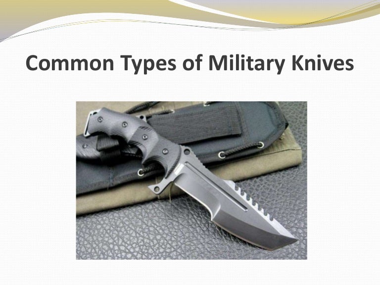 Common Types of Military Knives