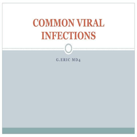 Common viral infections
