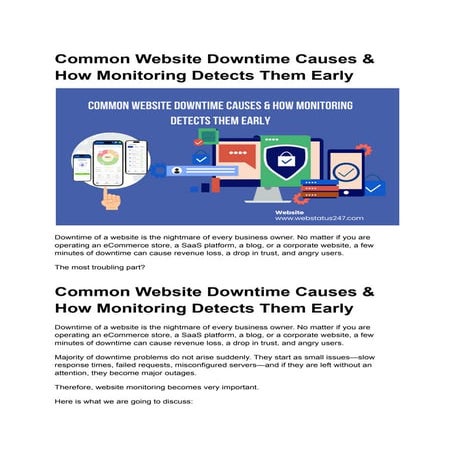 Common Website Downtime Causes & How Monitoring Detects Them Early.pdf