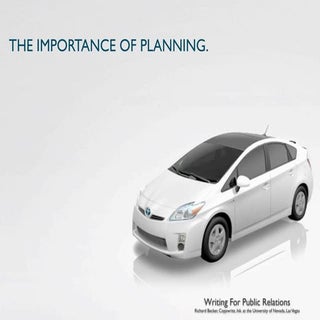 The Importance Of Planning