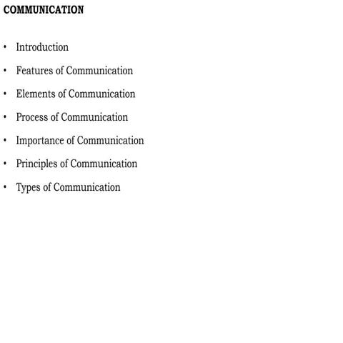 communication | PPTX