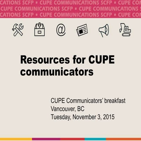 Resources for Communicators