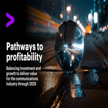 Pathways to Profitability for the Communications Industry