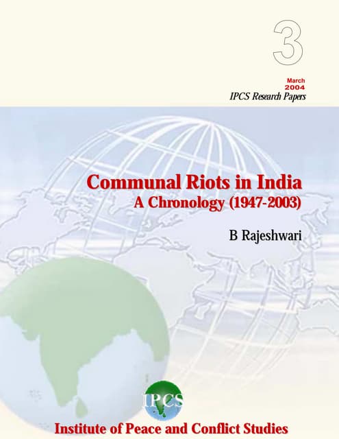 Communal riots | PPT