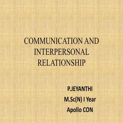 Communication & IPR
