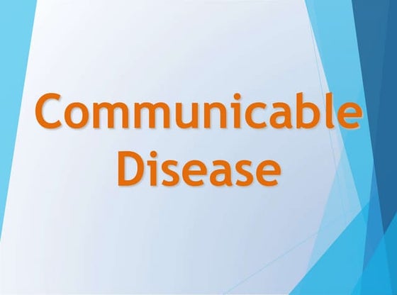 Ppt Communicable Diseases Powerpoint Presentation Free NON INFECTIOUS