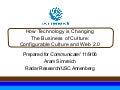 How Technology is ChangingThe Business of Culture:Configurable Culture and Web 2.0