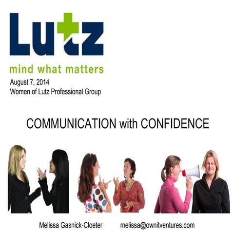Communicate with confidence