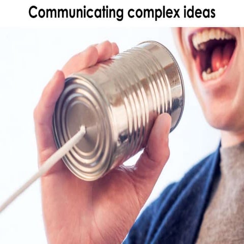 Communicating complex ideas 