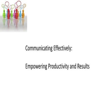 COMMUNICATION POWER POINT PRESENTATION..... | PPTX
