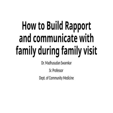 Communicating families during visit.pptx