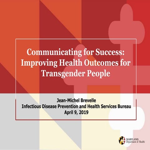 Communicating for Success: Improving Health Outcomes for Transgender People