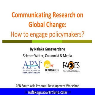 Communicating Research: How to Enga...