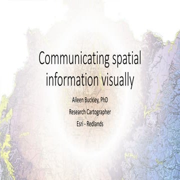 Communicating spatial information visually
