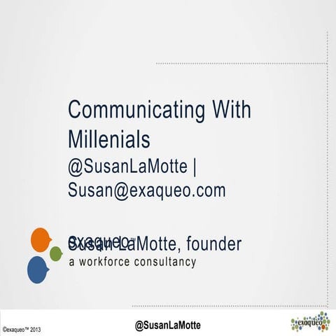 Communicating With Millenials