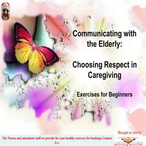 Communicating with the elderly | PPTX